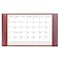 Dacasso Mocha Leather Desk Pad w/ 2022 Calendar Insert, 34 x 20 PR-3050 - alternate 1